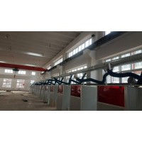 工位焊接治理工程最新安装的多工位排风系统