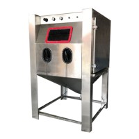 湿式手动喷砂机 焊接件光饰加工专用箱式无尘环保喷砂机