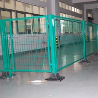 车间隔离网工厂设备安全防护围栏仓库隔断网可移动加厚车间护栏网